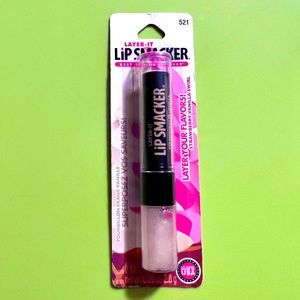 Bonne Bell LAYER-IT Lip Smacker STRAWBERRY VANILLA SWIRL #521 Liquid Gloss Balm